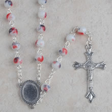 Glass beads rosary